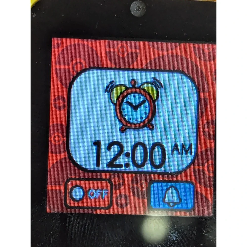Pokemon Pikachu Poses Interactive Kid's Metal Smart‎ Watch Yellow Black Figure